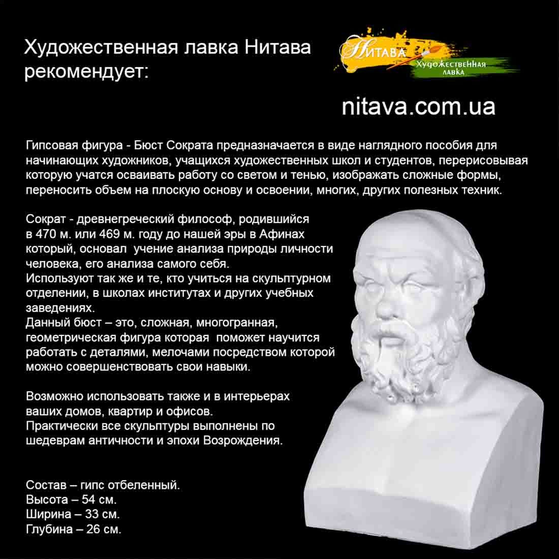 gipsovaya-figura-byust-sokrata 3