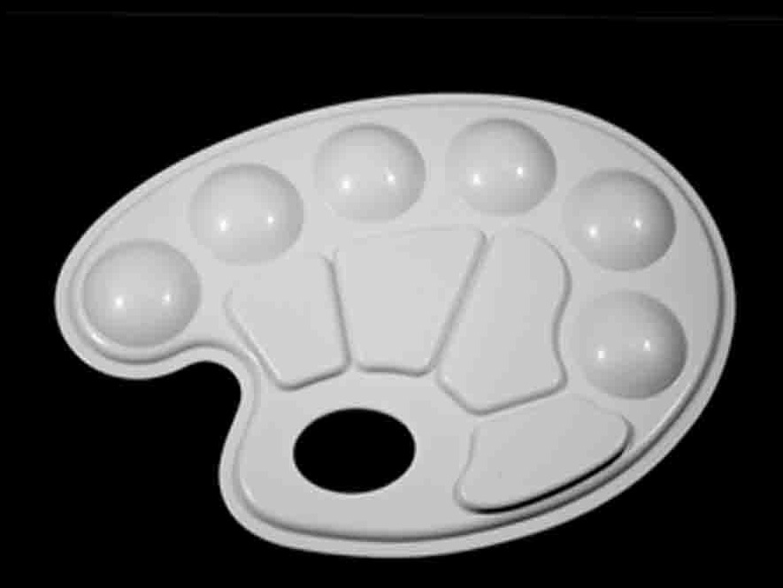 Палитра пластиковая овальная 17х22 см. D.K.ART CRAFT RG - 10006