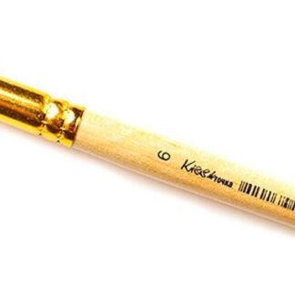 Кисть синтетика круглая Kissточка 72010 №6 короткая ручка
