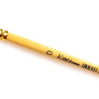 Кисть синтетика плоская Kissточка 72020 №0 короткая ручка