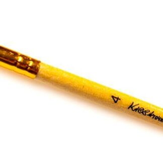 Кисть синтетика плоская Kissточка 72021 №0 длинная ручка