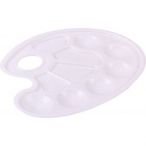 Палитра пластиковая овальная 17х23.5 см. D.K.ART CRAFT DK18418