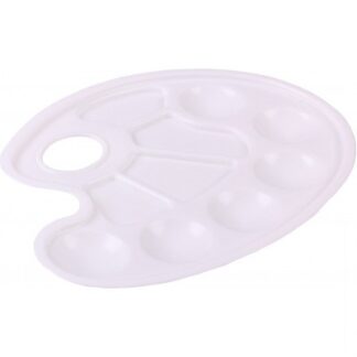 Палитра пластиковая овальная 17х23.5 см. D.K.ART CRAFT DK18418