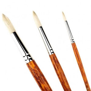 Кисть щетина круглая 2023 R № 8 Grase Kolos