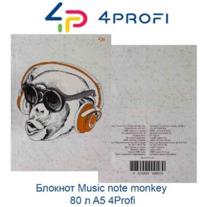 bloknot-music-note-monkey-80-l-a5-4profi-44