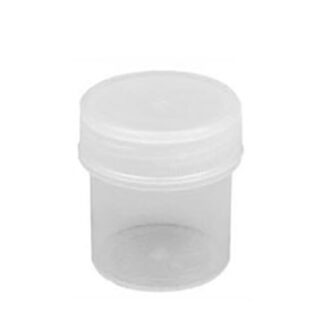 Баночка художественная пластиковая закручивающаяся 20 мл R20