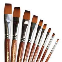 Пензлик синтетика плоска 1122 № 10 Живопис кр