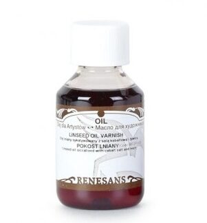 Олія льняна з кобальтовою сіллю і смолою Renesans 100 мл