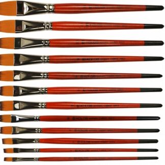 Кисть синтетика KOLOS Carrot 1097F плоска 04 кр