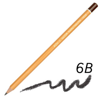 Олівець чорнографітних Koh-i-Noor 1500 6B