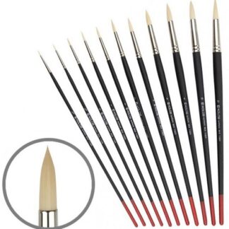 Кисть синтетика KOLOS Milk 1108R кругла 03 др