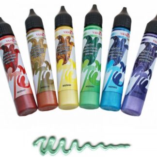 Контур універсальний перламутровий Van Pure 25 мл Зелений 005