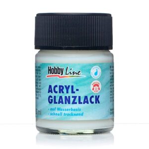 Лак акриловий на водній основі HobbyLine 50 мл 401 глянсовий