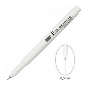 Мульти-лайнер чорний Marvy Uchida For Drawing 4600-S 0.3 мм