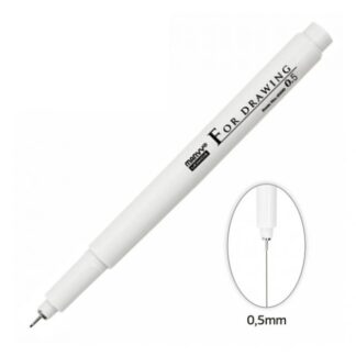 Мульти-лайнер чорний Marvy Uchida For Drawing 4600-S 0.5 мм