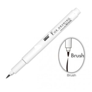 Мульти-лайнер Marvy Uchida Brash For Drawing 4600-S чорний пензлик