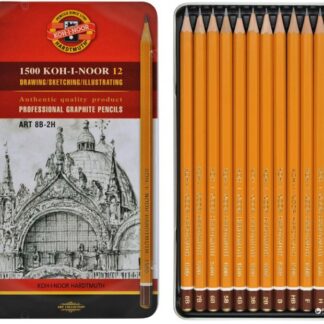 Набір олівців чернографитних Koh - i - Noor 1500 12 шт 8B-2H