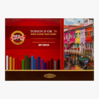 Пастель суха м'яка квадратна Koh-i-Noor TOISON D'OR 8585 36 кол