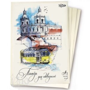 Папка для акварелі Трек А3 200 гр 10 аркушів