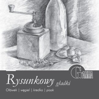 Склейка для малюнка Gamma Rysunkowy 80 гр 100 аркушів 21х29,7 см ГЛАДКИЙ БІЛИЙ