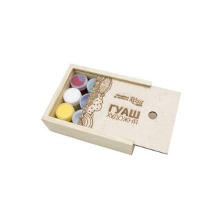 Набір гуаші ROSA Studio 40 мл 12 цв в дерев'яній коробці