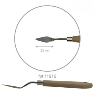 Мастихін ромб ROSA Studio 11916 довжина 35 мм