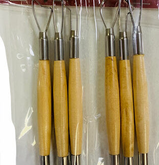 Набір стеків 6 шт Bomeijia двосторонні скульптурні (петля) JR2-4