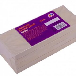 Пластилін скульптурний Гамма 800 г білий