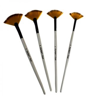 Кисть синтетика веерная Expert Fan № 4 двухцветный ворс