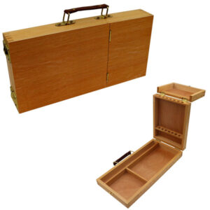 Пенал-єтюдник акварельный деревянный 33х16.5х5 D.K.ART&CRAFT