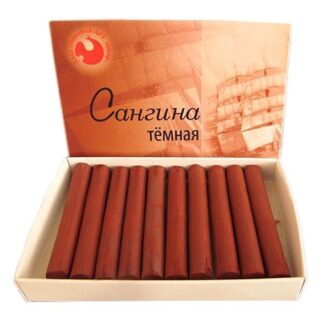 Сангіна темна Подольск 10 шт в картонній коробці