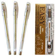 Ручка гелева 0,7 мм 888J EASY золота