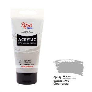 Фарба акрилова ROSA Studio ACRYLIC 75 мл Сіра тепла 444