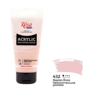 Фарба акрилова ROSA Studio ACRYLIC 75 мл Неаполітанська рожева 432