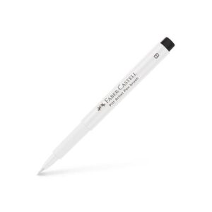 Ручка капілярна Faber-Castell "Pitt Artist Pen" кисть 101 біла