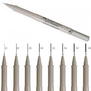 Ручка капілярна Faber-Castell Ecco Pigment  0,6 мм чорний