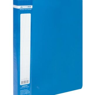 Папка пластикова з 60 файлами JOBMAX А4 синя