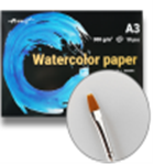 Папір для акварелі в папці Monet Premium А3 300 г 10 арк