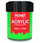 Фарба акрилова Monet 22 мл Зелена флуоресцентна F9