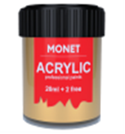 Фарба акрилова Monet 22 мл Золото світле М1