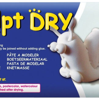 Самозастигаюча паста для моделювання Sculpt Dry 250 г біла Mungyo