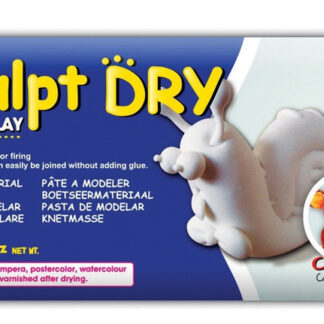 Самозастигаюча паста для моделювання Sculpt Dry 500 г біла Mungyo