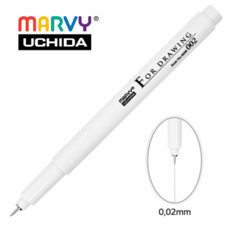 Мульти-лайнер чорний Marvy Uchida For Drawing 4600-S 0.02 мм